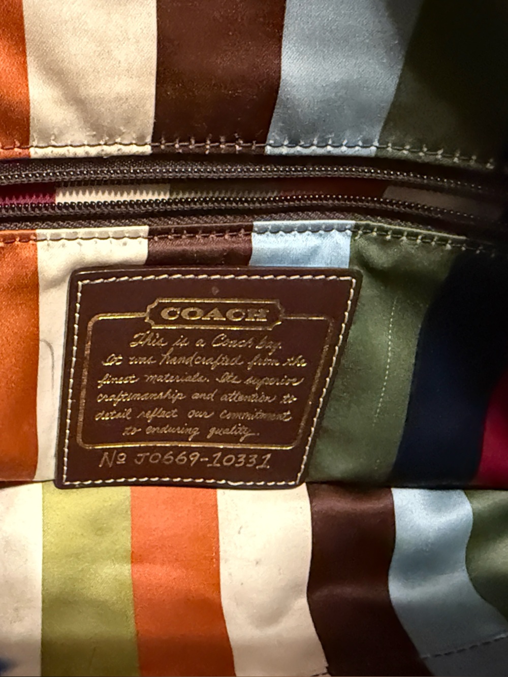 Authentic Vintage Coach Legacy Mandy-STYLE 10331 - Picture 2 of 5